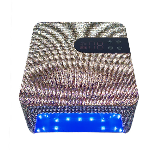 Ikonna Portable Rechargeable LED Nail Lamp Rhinestone Aurora Borealis